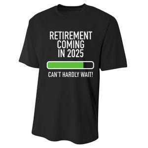 My Retirement Coming Soon In 2025 Almost Retired Countdown Gift Performance Sprint T-Shirt