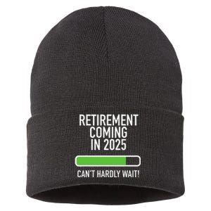 My Retirement Coming Soon In 2025 Almost Retired Countdown Gift Sustainable Knit Beanie