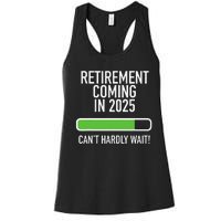 My Retirement Coming Soon In 2025 Almost Retired Countdown Gift Women's Racerback Tank