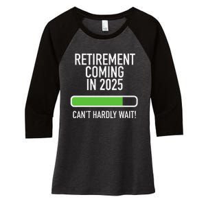 My Retirement Coming Soon In 2025 Almost Retired Countdown Gift Women's Tri-Blend 3/4-Sleeve Raglan Shirt