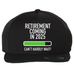 My Retirement Coming Soon In 2025 Almost Retired Countdown Gift Wool Snapback Cap