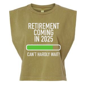 My Retirement Coming Soon In 2025 Almost Retired Countdown Gift Garment-Dyed Women's Muscle Tee