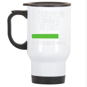 My Retirement Coming Soon In 2025 Almost Retired Countdown Gift Stainless Steel Travel Mug