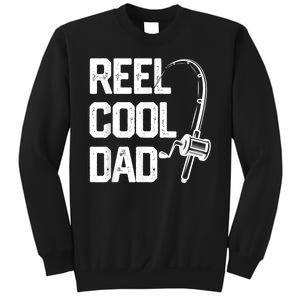 Men Reel Cool Dad Fishing Daddy Fathers Day Gift Sweatshirt