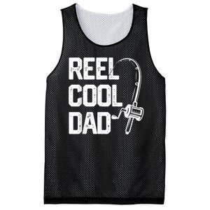 Men Reel Cool Dad Fishing Daddy Fathers Day Gift Mesh Reversible Basketball Jersey Tank