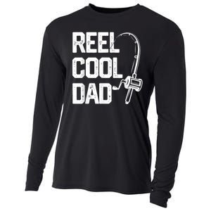 Men Reel Cool Dad Fishing Daddy Fathers Day Gift Cooling Performance Long Sleeve Crew