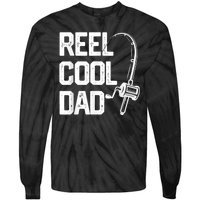 Men Reel Cool Dad Fishing Daddy Fathers Day Gift Tie-Dye Long Sleeve Shirt