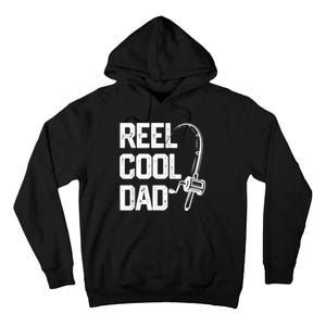 Men Reel Cool Dad Fishing Daddy Fathers Day Gift Tall Hoodie