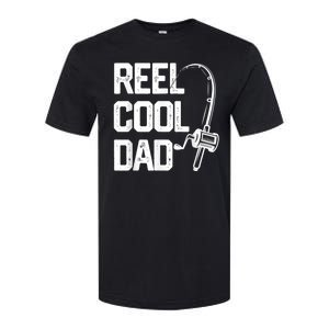 Men Reel Cool Dad Fishing Daddy Fathers Day Gift Softstyle CVC T-Shirt