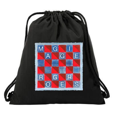 M.A.G.G.I.E Rogers Checkmate Drawstring Bag
