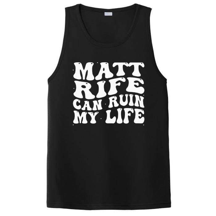 Matt Rife Can Ruin My Life Funny Wavy Retro PosiCharge Competitor Tank