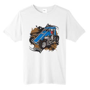 Midget Race Car Dirt Track Racing Tall Fusion ChromaSoft Performance T-Shirt