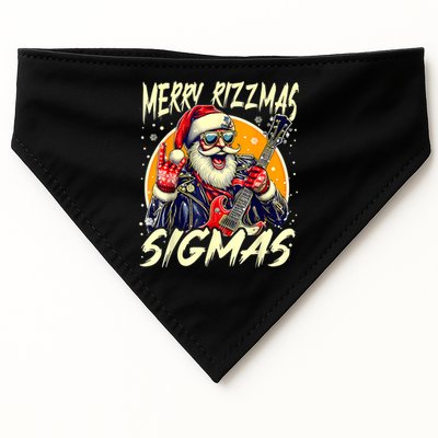 Merry Rizzmas Christmas Rizz Cool Santa Sunglasses Xmas USA-Made Doggie Bandana