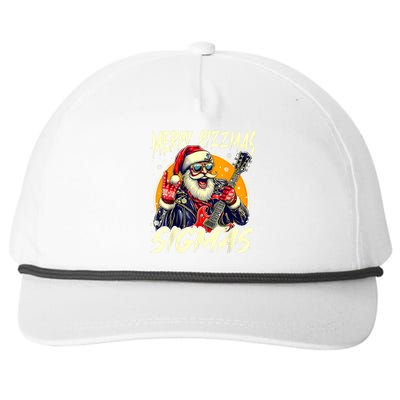 Merry Rizzmas Christmas Rizz Cool Santa Sunglasses Xmas Snapback Five-Panel Rope Hat