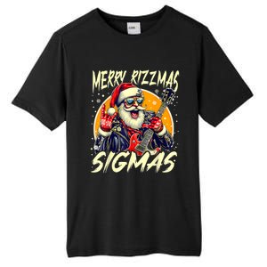 Merry Rizzmas Christmas Rizz Cool Santa Sunglasses Xmas Tall Fusion ChromaSoft Performance T-Shirt