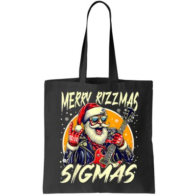 Merry Rizzmas Christmas Rizz Cool Santa Sunglasses Xmas Bag