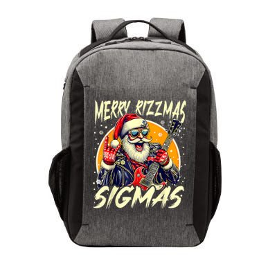 Merry Rizzmas Christmas Rizz Cool Santa Sunglasses Xmas Vector Backpack