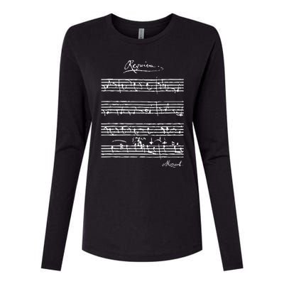 MozartS Requiem Classical Music Lover Womens Cotton Relaxed Long Sleeve T-Shirt