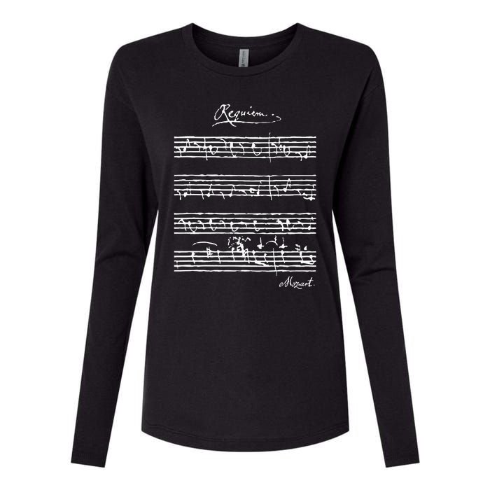 MozartS Requiem Classical Music Lover Womens Cotton Relaxed Long Sleeve T-Shirt