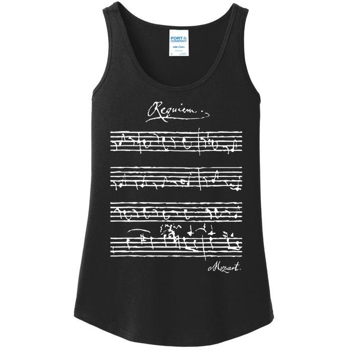 MozartS Requiem Classical Music Lover Ladies Essential Tank