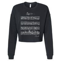 MozartS Requiem Classical Music Lover Cropped Pullover Crew