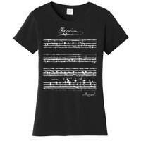 MozartS Requiem Classical Music Lover Women's T-Shirt