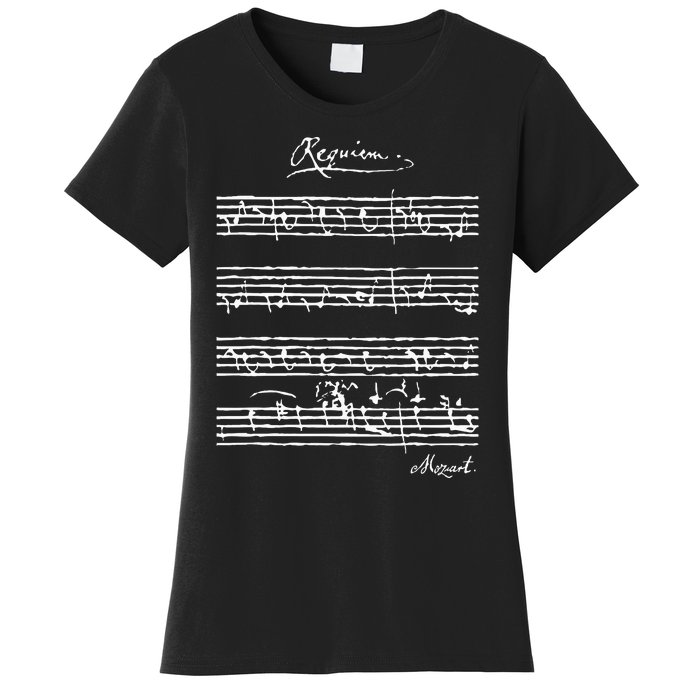 MozartS Requiem Classical Music Lover Women's T-Shirt