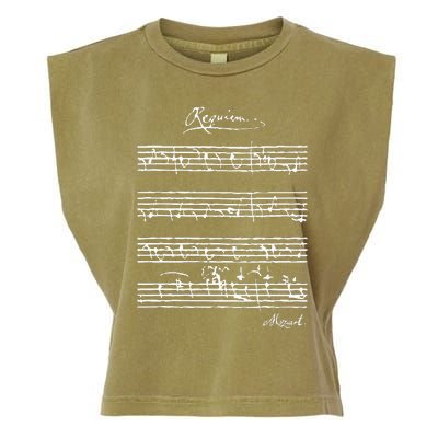 MozartS Requiem Classical Music Lover Garment-Dyed Women's Muscle Tee