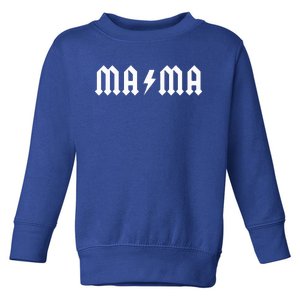 Mama Rocks Cool Lightning Toddler Sweatshirt