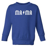 Mama Rocks Cool Lightning Toddler Sweatshirt