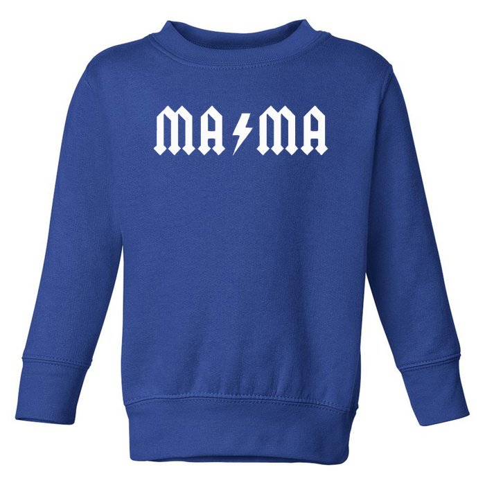 Mama Rocks Cool Lightning Toddler Sweatshirt