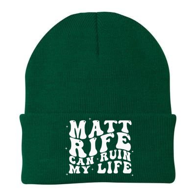 Matt Rife Can Ruin My Life Funny Wavy Retro Knit Cap Winter Beanie