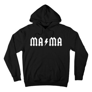 Mama Rocks Cool Lightning Hoodie