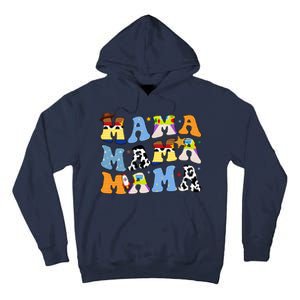 Mama Retro Character Cute Tall Hoodie