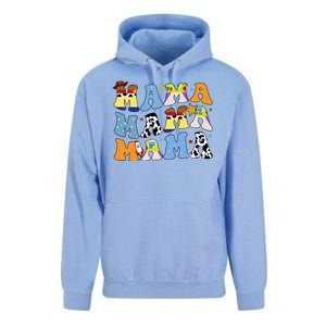 Mama Retro Character Cute Unisex Surf Hoodie