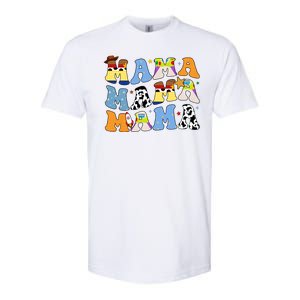 Mama Retro Character Cute Softstyle CVC T-Shirt