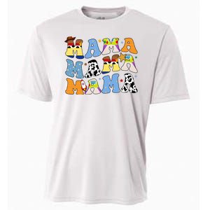 Mama Retro Character Cute Cooling Performance Crew T-Shirt