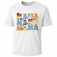 Mama Retro Character Cute Performance Shirt