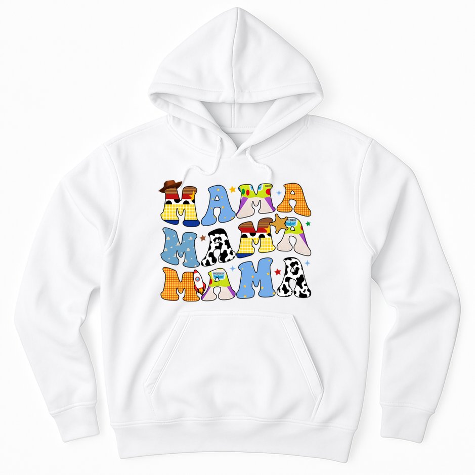 Mama Retro Character Cute Hoodie