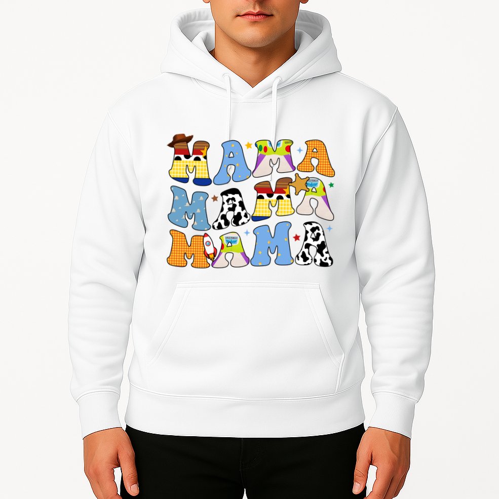 Mama Retro Character Cute Hoodie