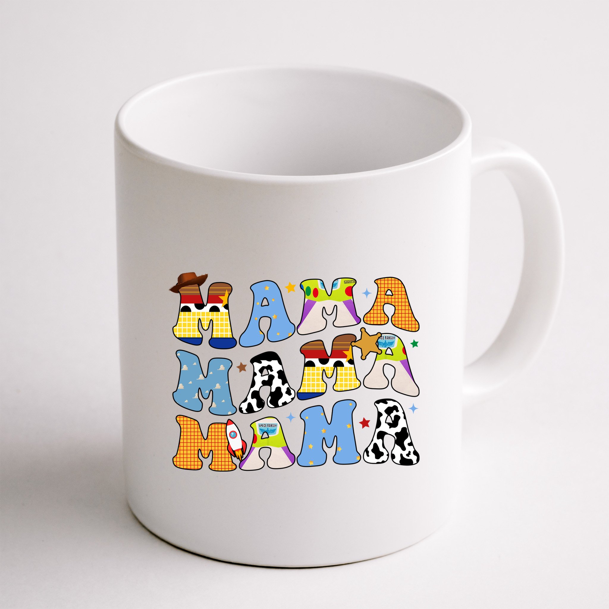 Mama Retro Character Cute Mug