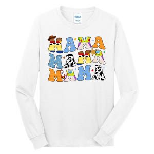 Mama Retro Character Cute Tall Long Sleeve T-Shirt