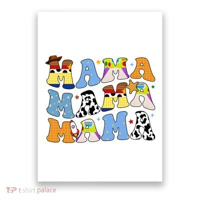 Mama Retro Character Cute Poster