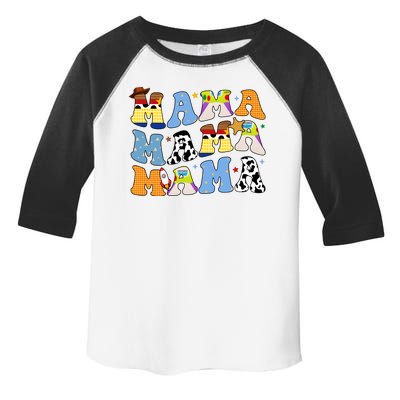 Mama Retro Character Cute Toddler Fine Jersey T-Shirt