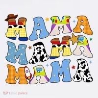 Mama Retro Character Cute Tank Top