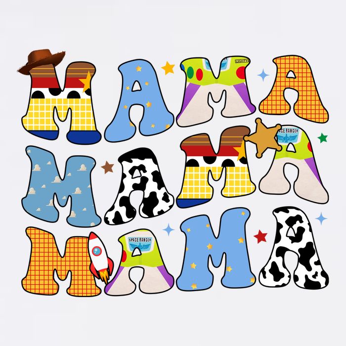 Mama Retro Character Cute Tank Top