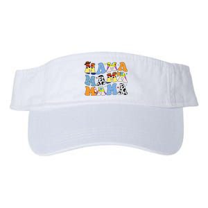 Mama Retro Character Cute Valucap Bio-Washed Visor