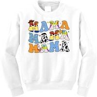 Mama Retro Character Cute Kids Sweatshirt