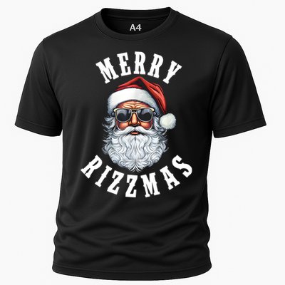 Merry Rizzmas Christmas Holiday Xmas Santa Claus Cooling Performance Crew T-Shirt