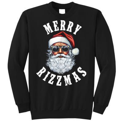 Merry Rizzmas Christmas Holiday Xmas Santa Claus Sweatshirt